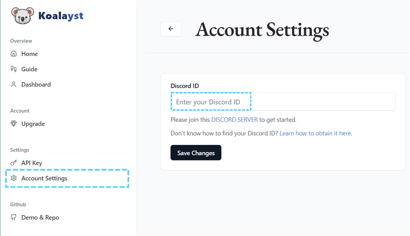 Add Your Discord ID visualization